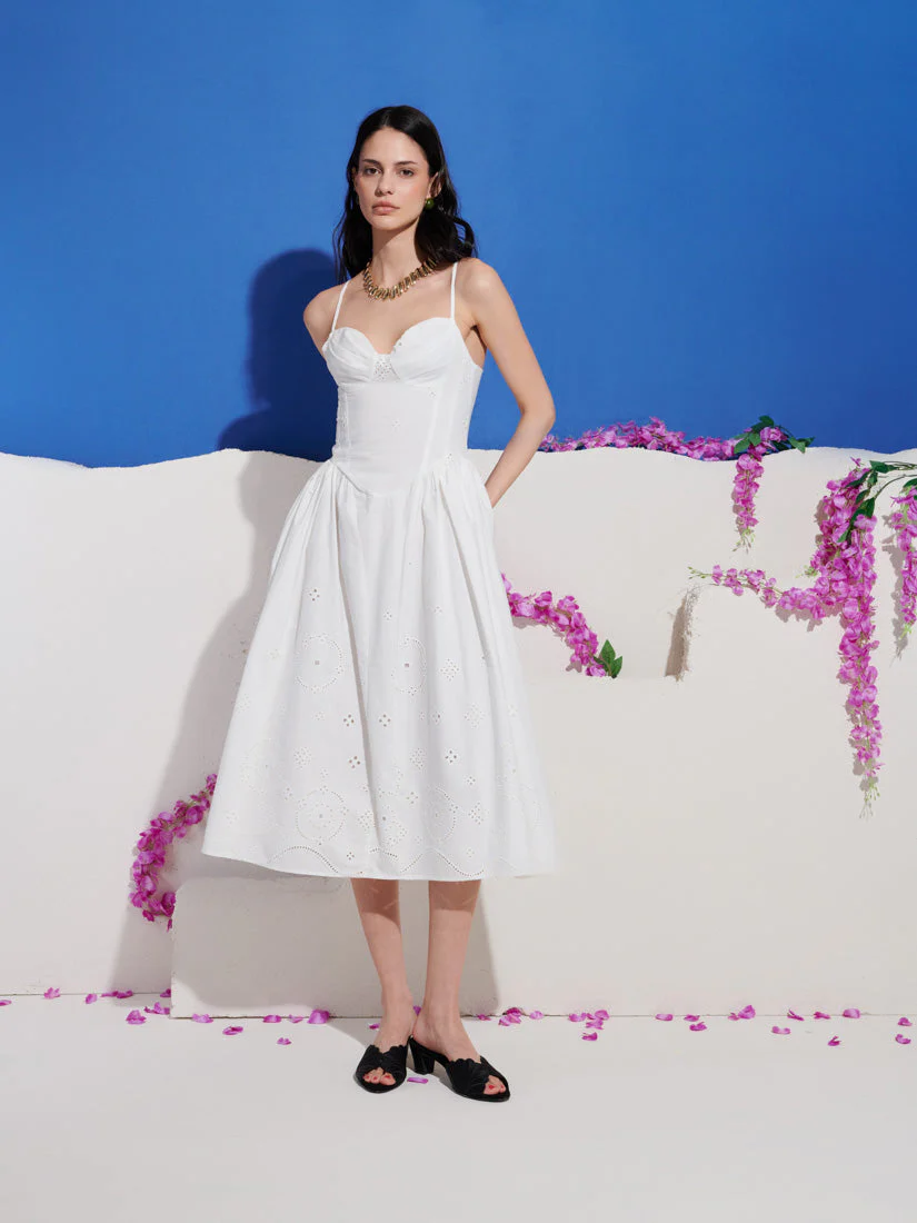 <b>DREAM</b> Alina Sweetheart Midi Dress - Image 4