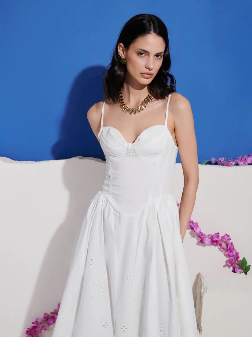 <b>DREAM</b> Alina Sweetheart Midi Dress - Image 5