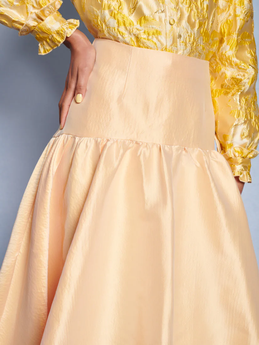 <b>DREAM</b> Alma Gathered Maxi Skirt - Image 6