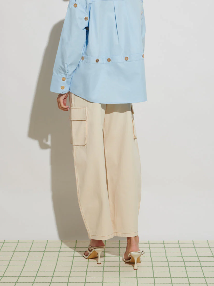 <b>Ghospell</b> Asma Cargo Trousers - Image 4