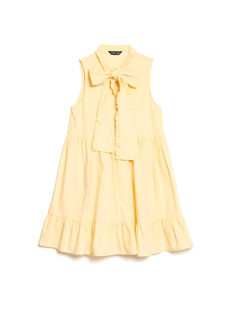 Buttermilk Bow Mini Dress - Image 7