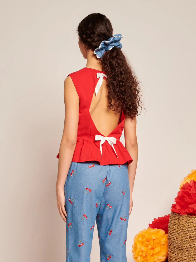 Carmen Open Back Top - Image 4