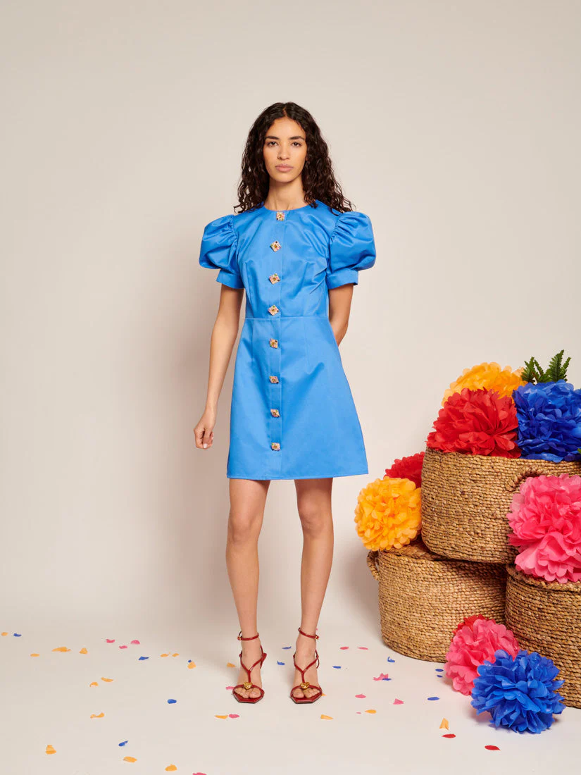 Cosmos Embellished Mini Dress - Image 4