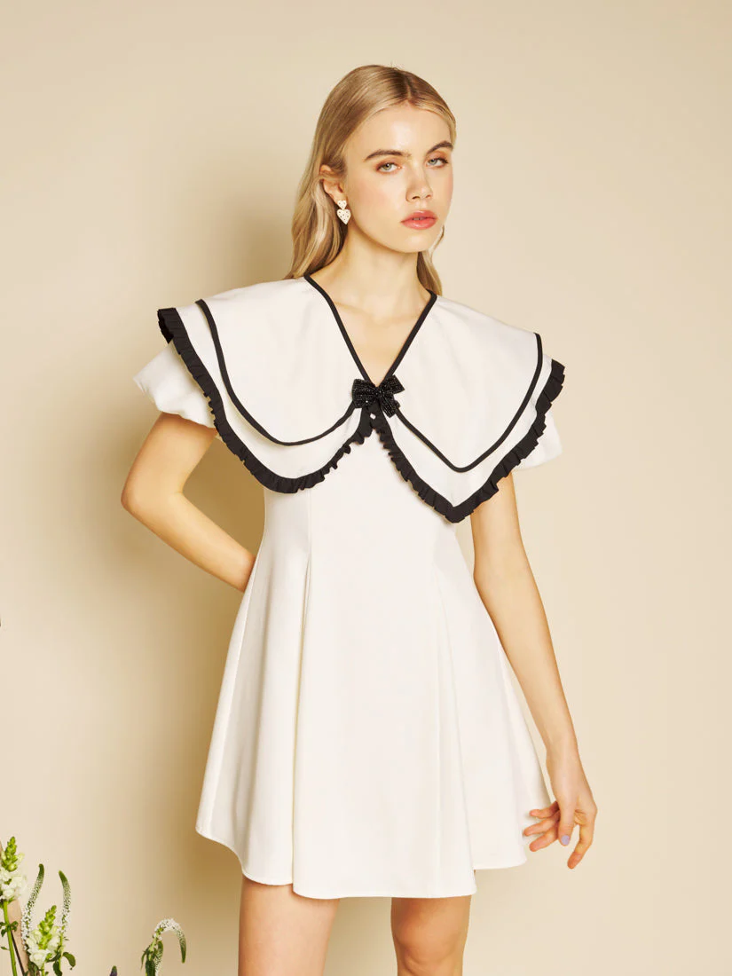 Daffodil Collar Mini Dress