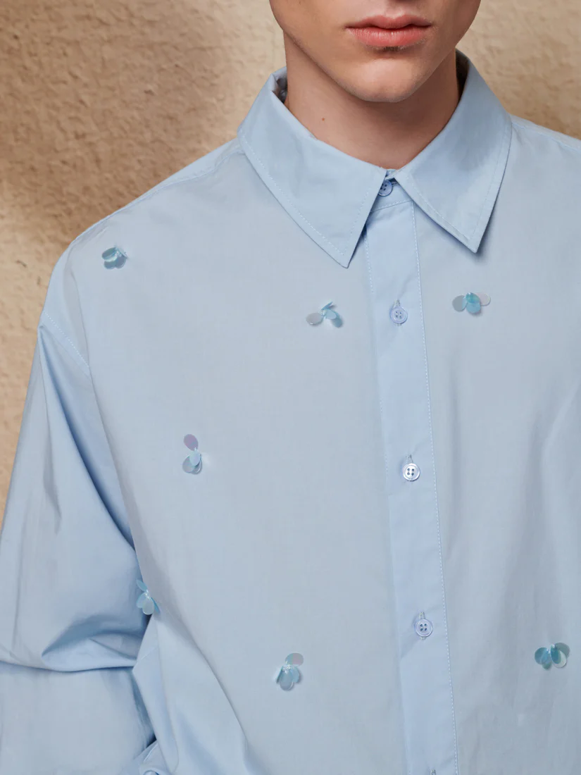 Ellis Embellished Drawstring Shirt - Image 8