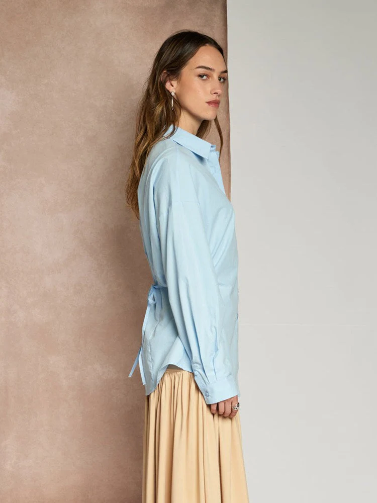 <b> Ghospell </b> Enya Cinched Shirt - Image 3
