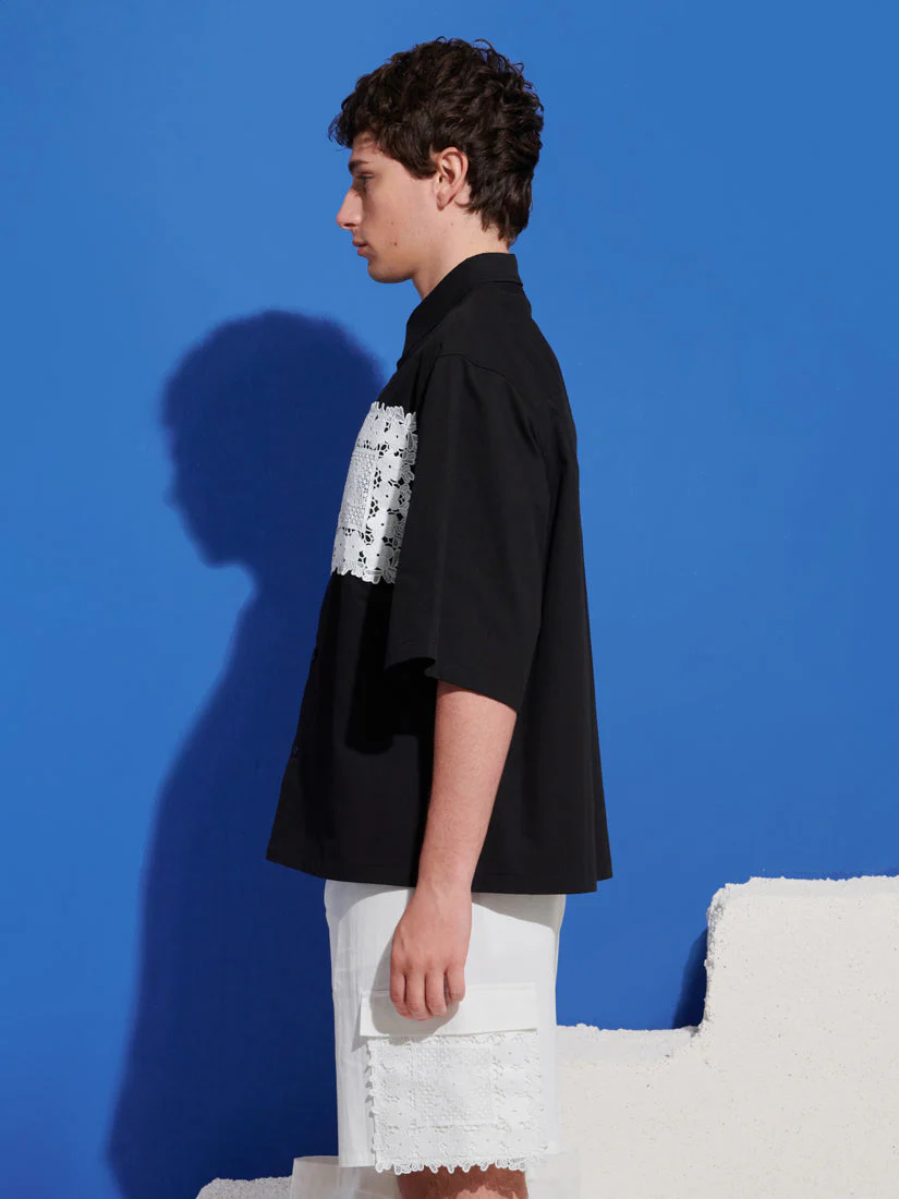 Galene Crochet Trim Shirt - Image 3