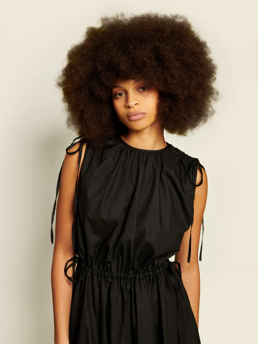 <b> Ghospell </b> Gilia Drawstring Mini Dress - Image 5