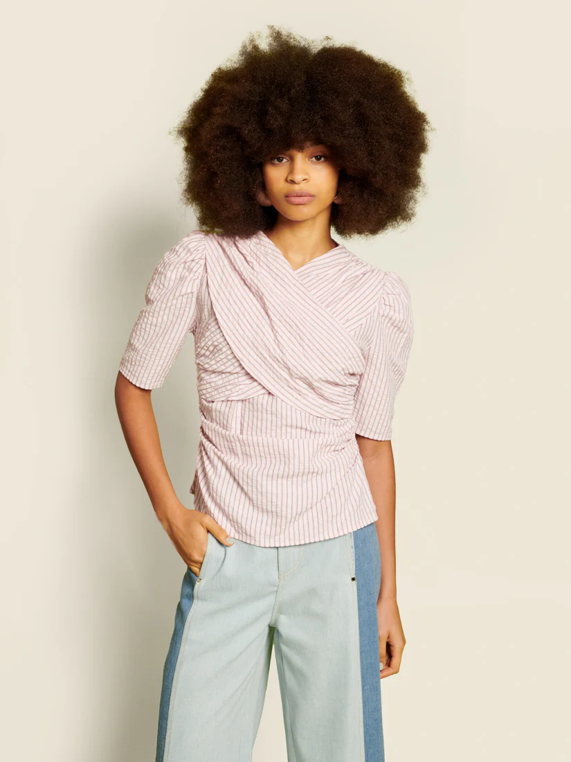 <b> Ghospell </b> Ingie Stripe Top