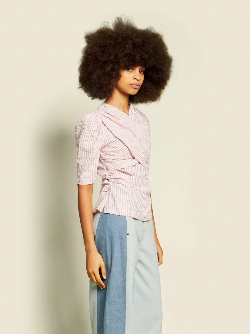 <b> Ghospell </b> Ingie Stripe Top - Image 3