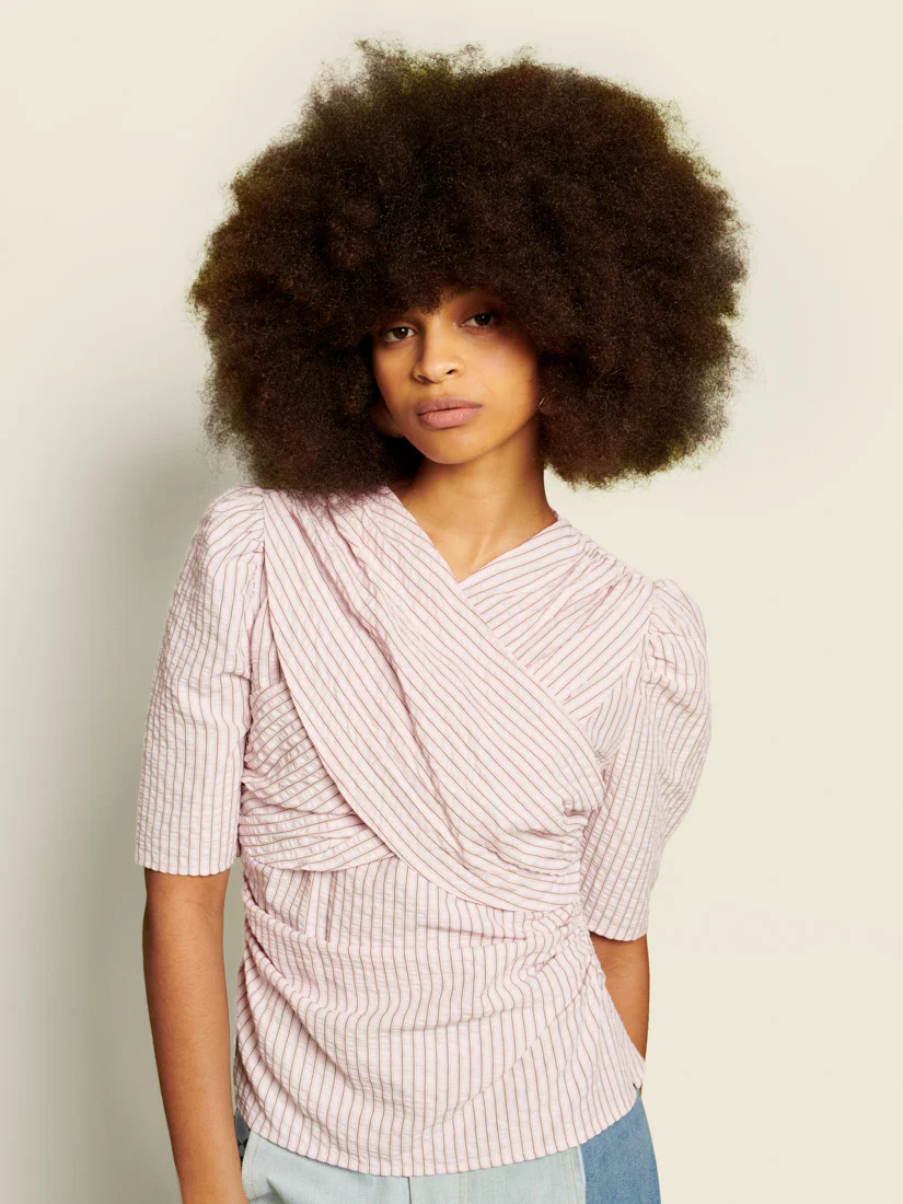 <b> Ghospell </b> Ingie Stripe Top - Image 5