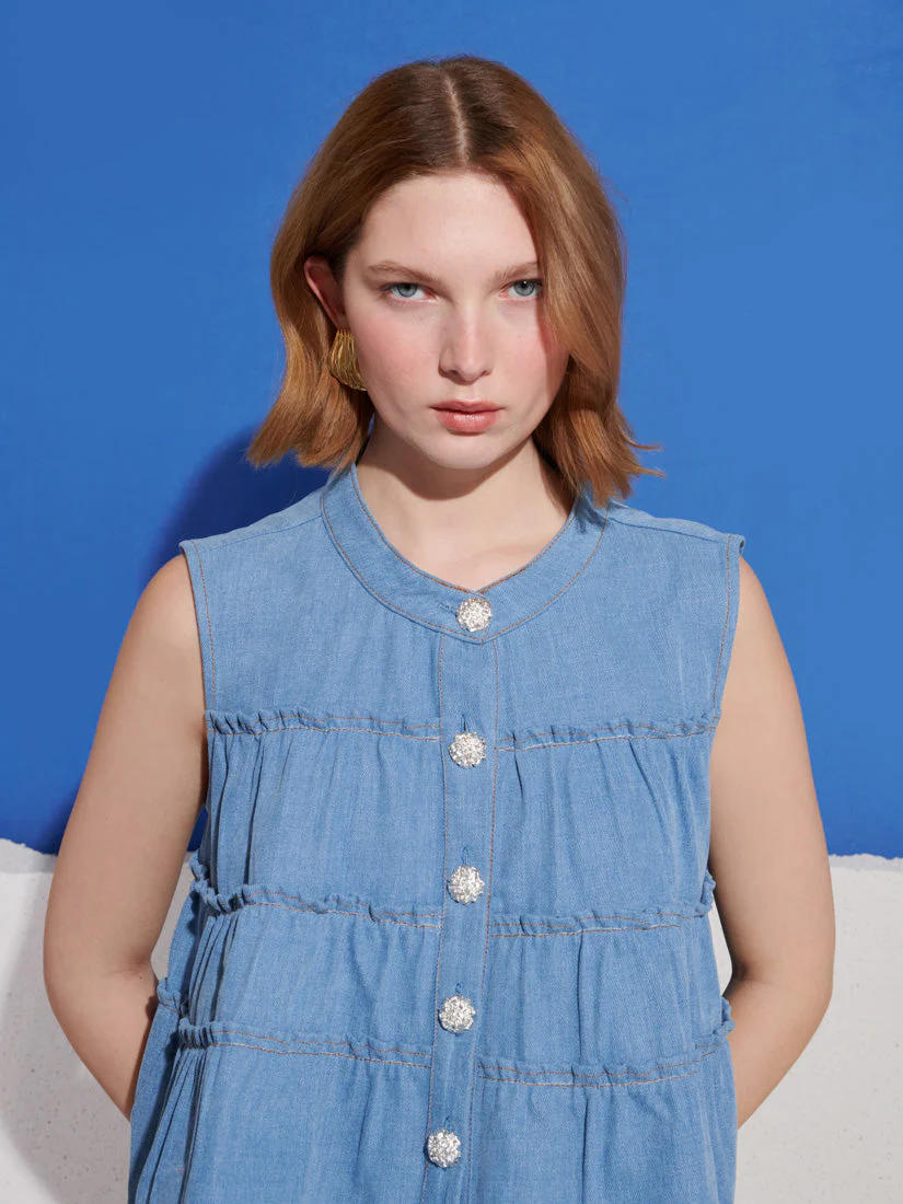 Kasos Denim Top - Image 5