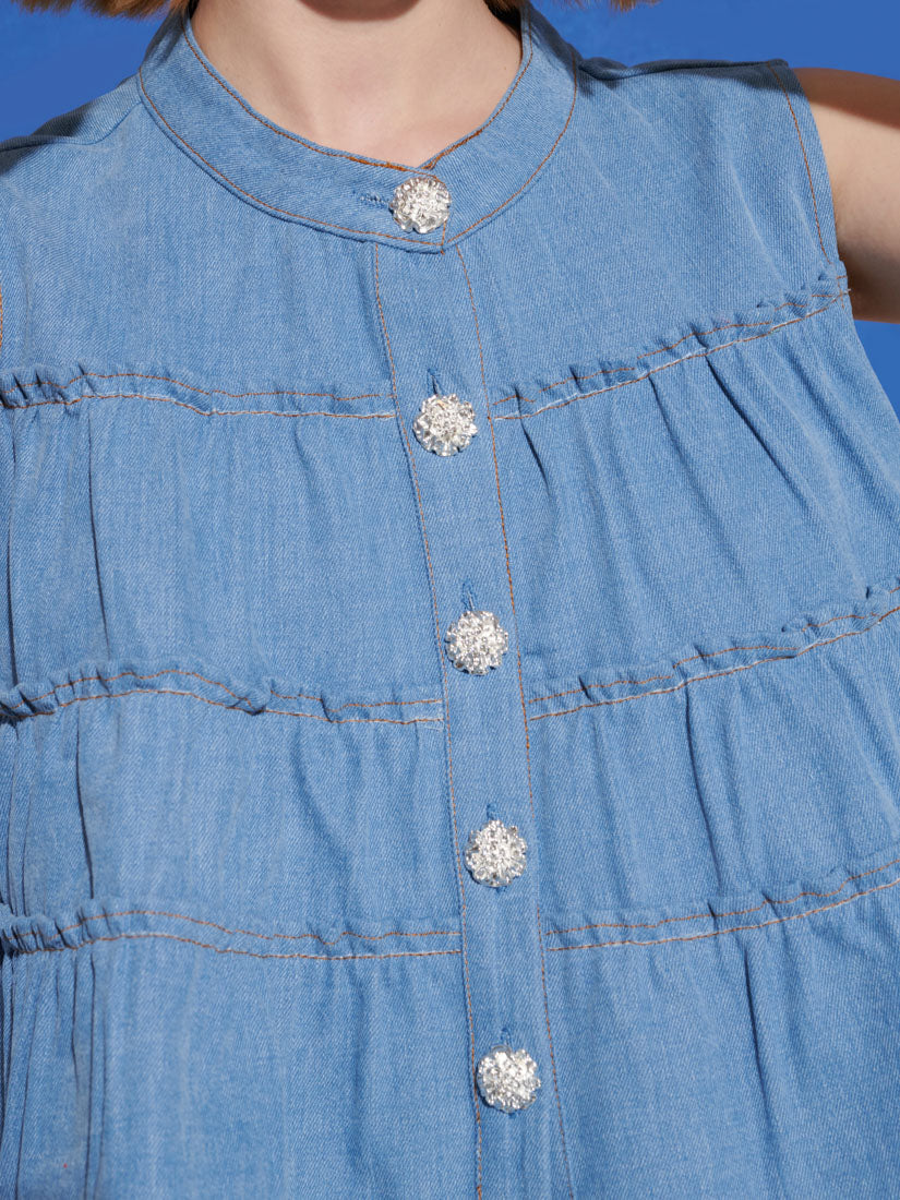 Kasos Denim Top - Image 6