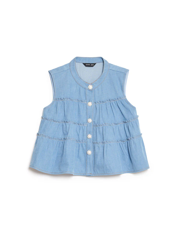 Kasos Denim Top - Image 7