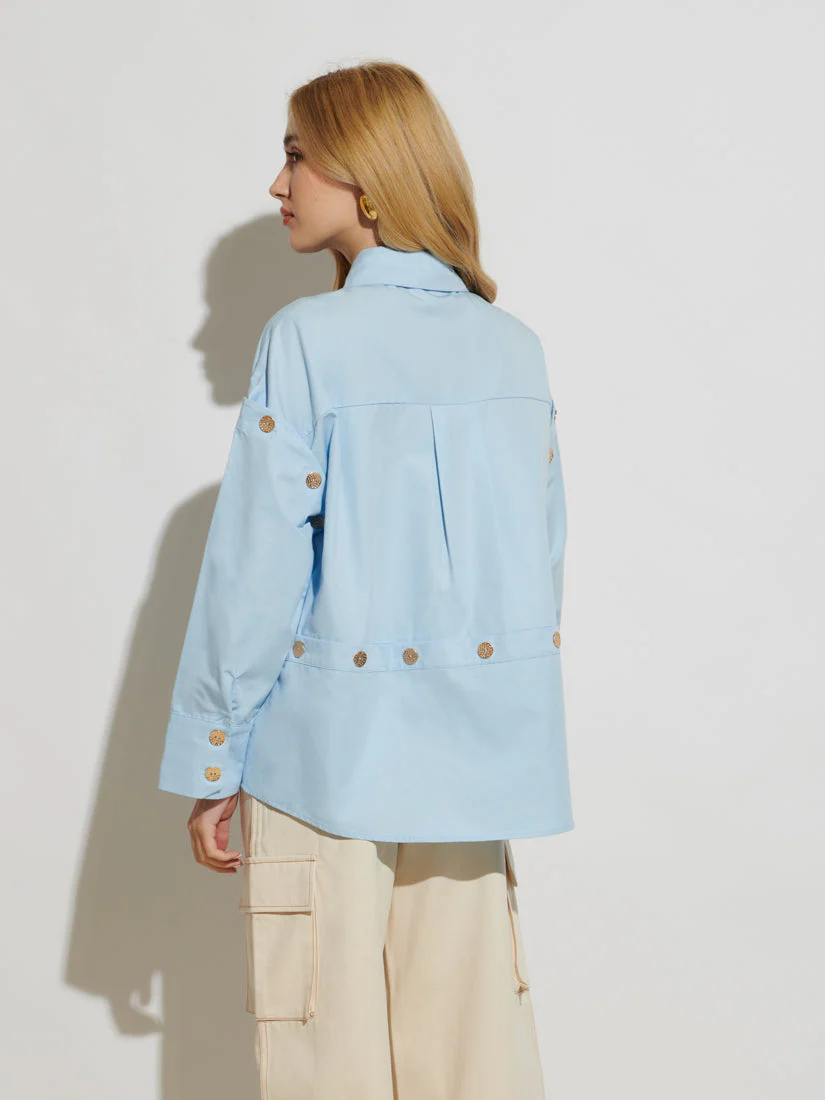 <b>Ghospell</b> Lizzie Buttoned Shirt - Image 4