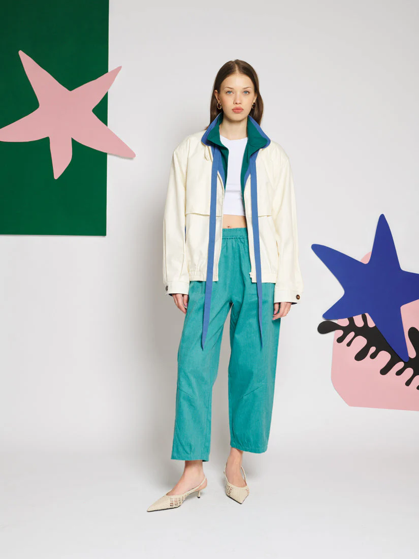 Louis Neck Tie Bomber Jacket - Image 4