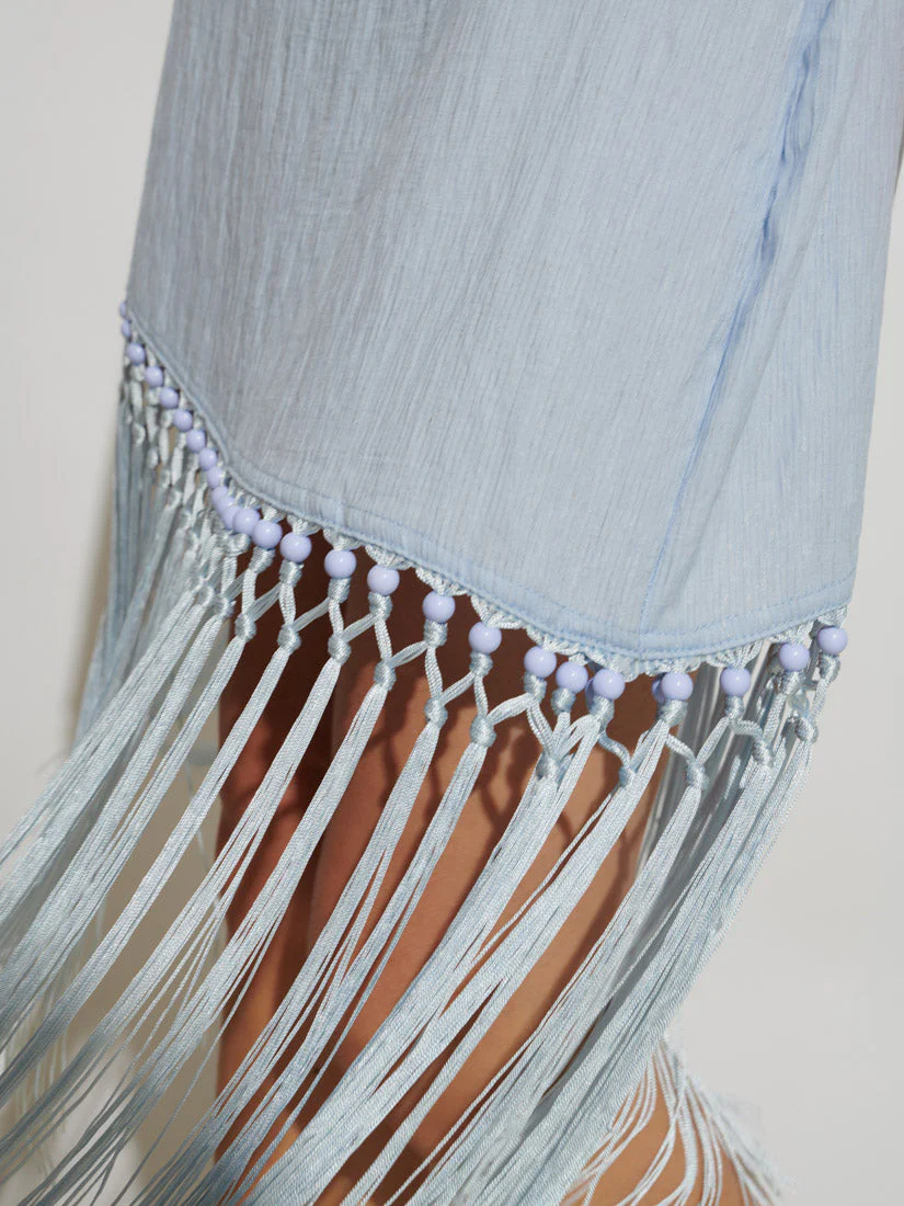 <b>Ghospell</b> Mona Fringed Mini Dress - Image 6