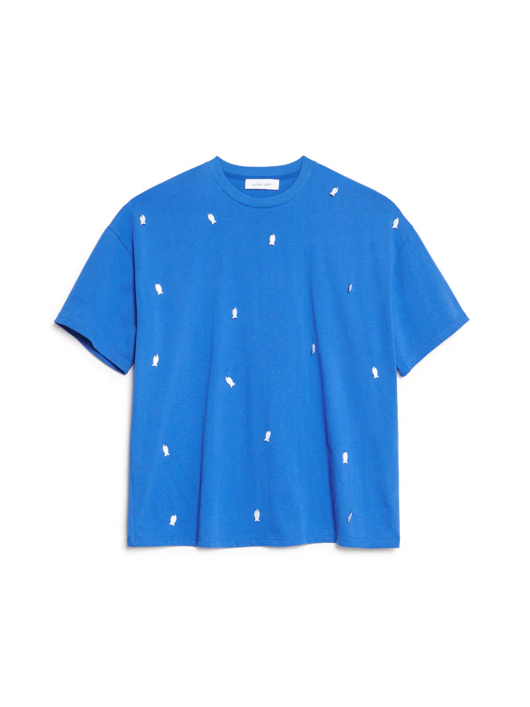 Nerina Fish Embellished T-shirt - Image 9