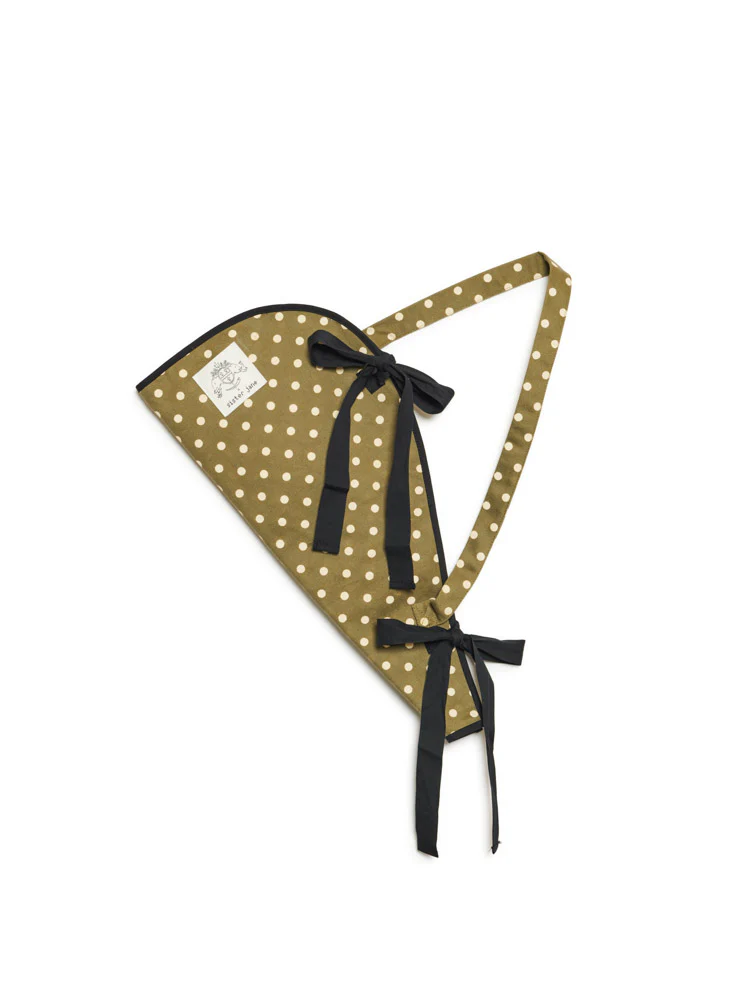 Polka Dot Drill Flower Bag - Image 4