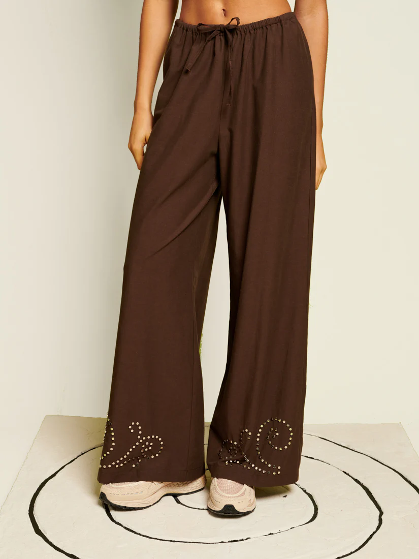 <b> Ghospell </b> Rina Studded Trousers