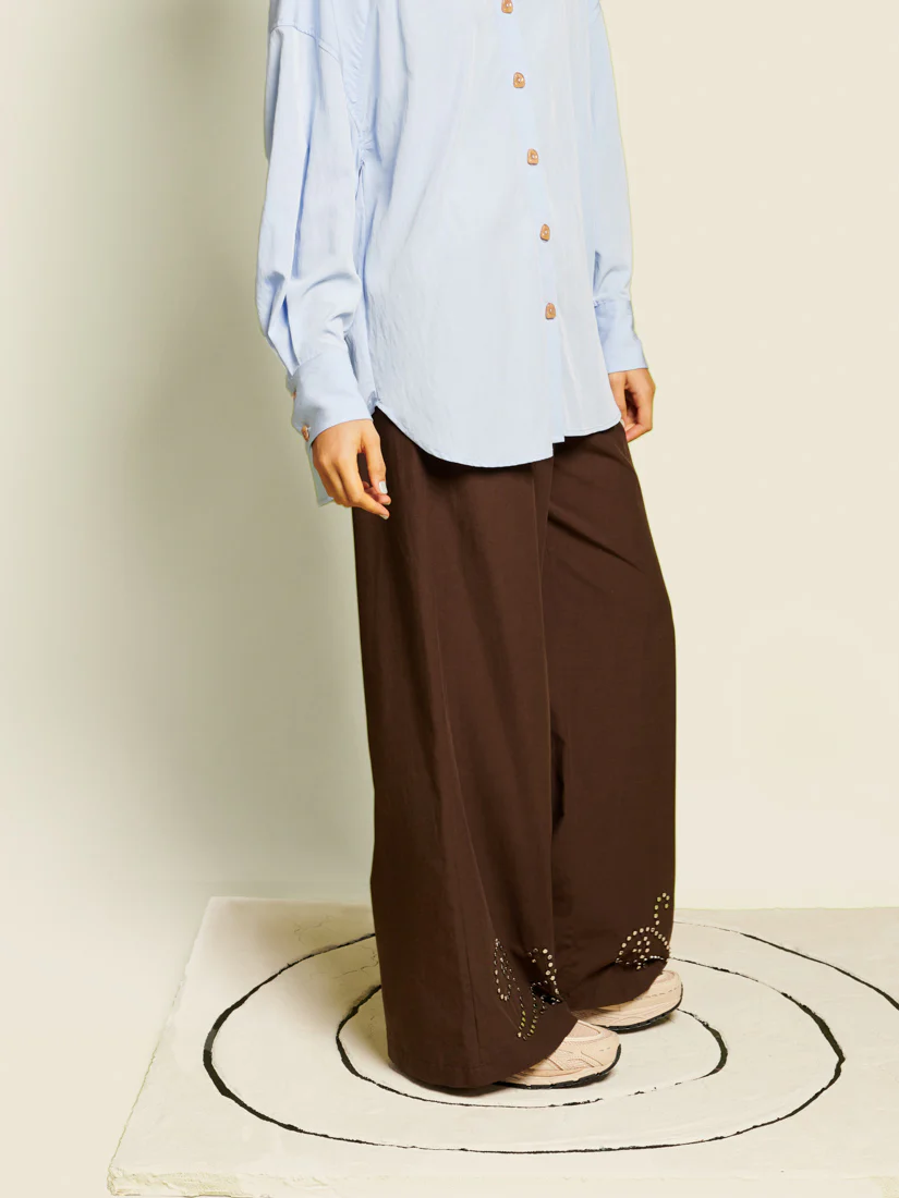 <b> Ghospell </b> Rina Studded Trousers - Image 3