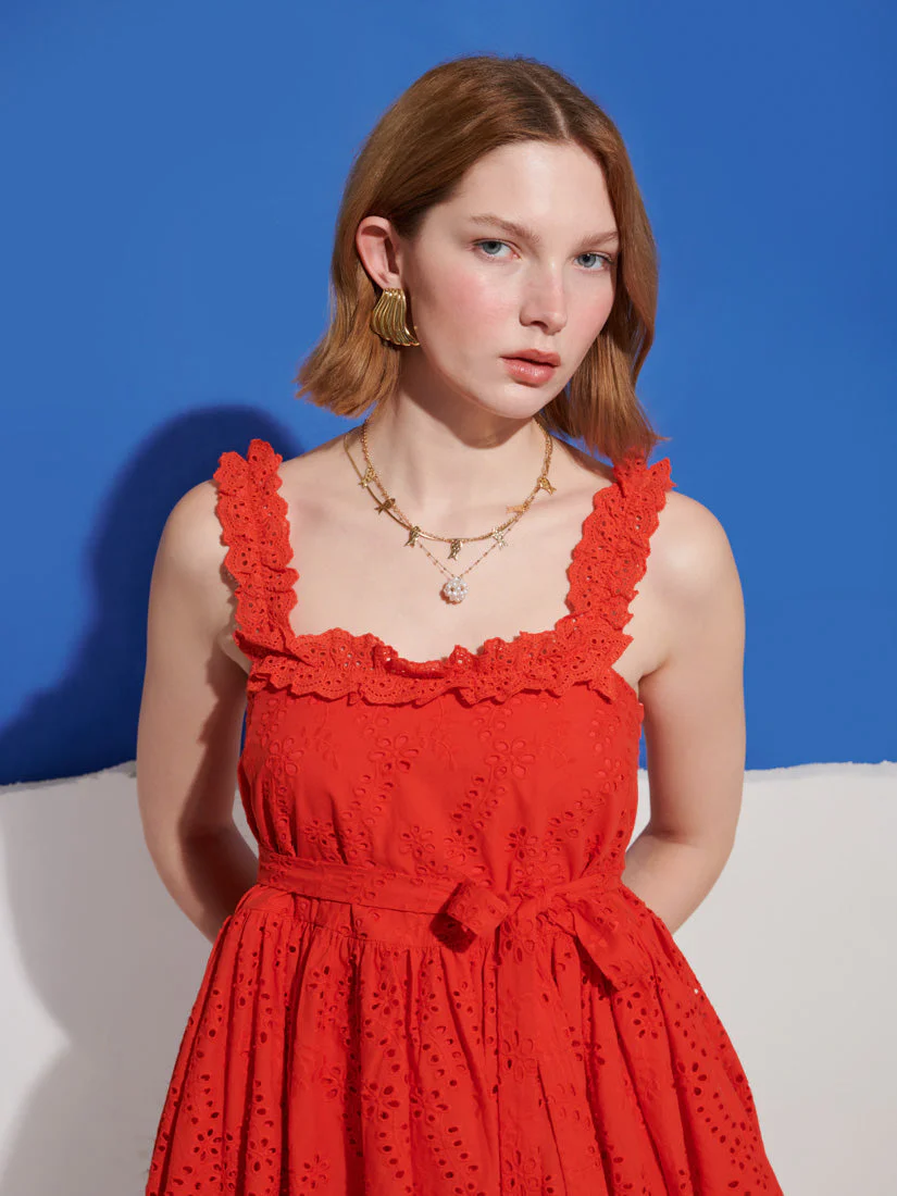 Saffron Trim Mini Dress - Image 5