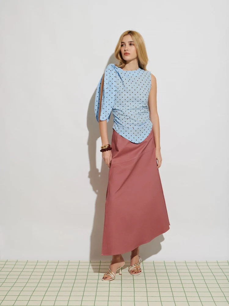 <b>Ghospell</b> Stéphanie Midi Skirt - Image 2