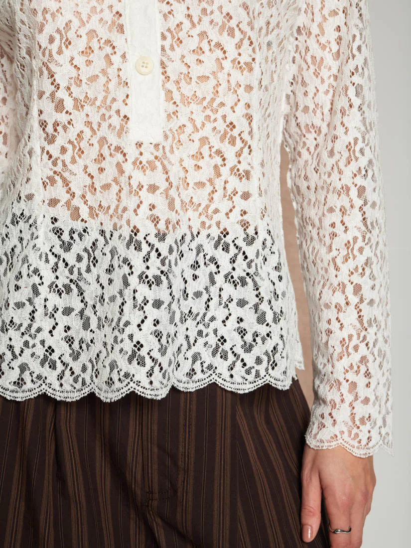 <b> Ghospell </b> Vida Lace Shirt - Image 6