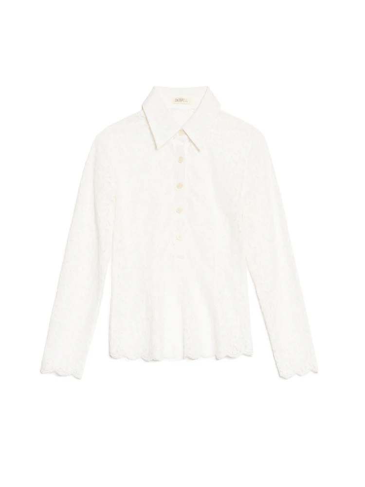 <b> Ghospell </b> Vida Lace Shirt - Image 7