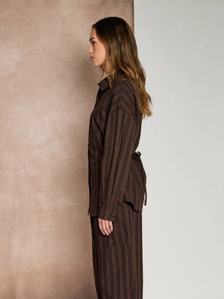<b> Ghospell </b> Ximena Striped Shirt - Image 3
